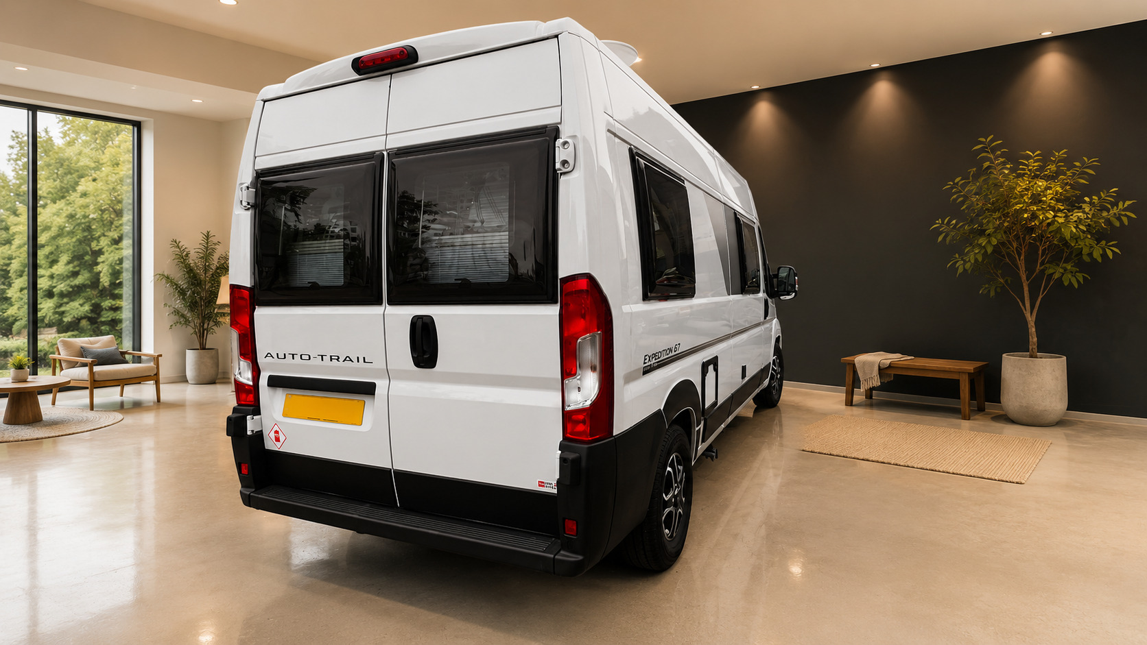 2026 Auto-Trail Expedition 67 Flex rear three-quarter view