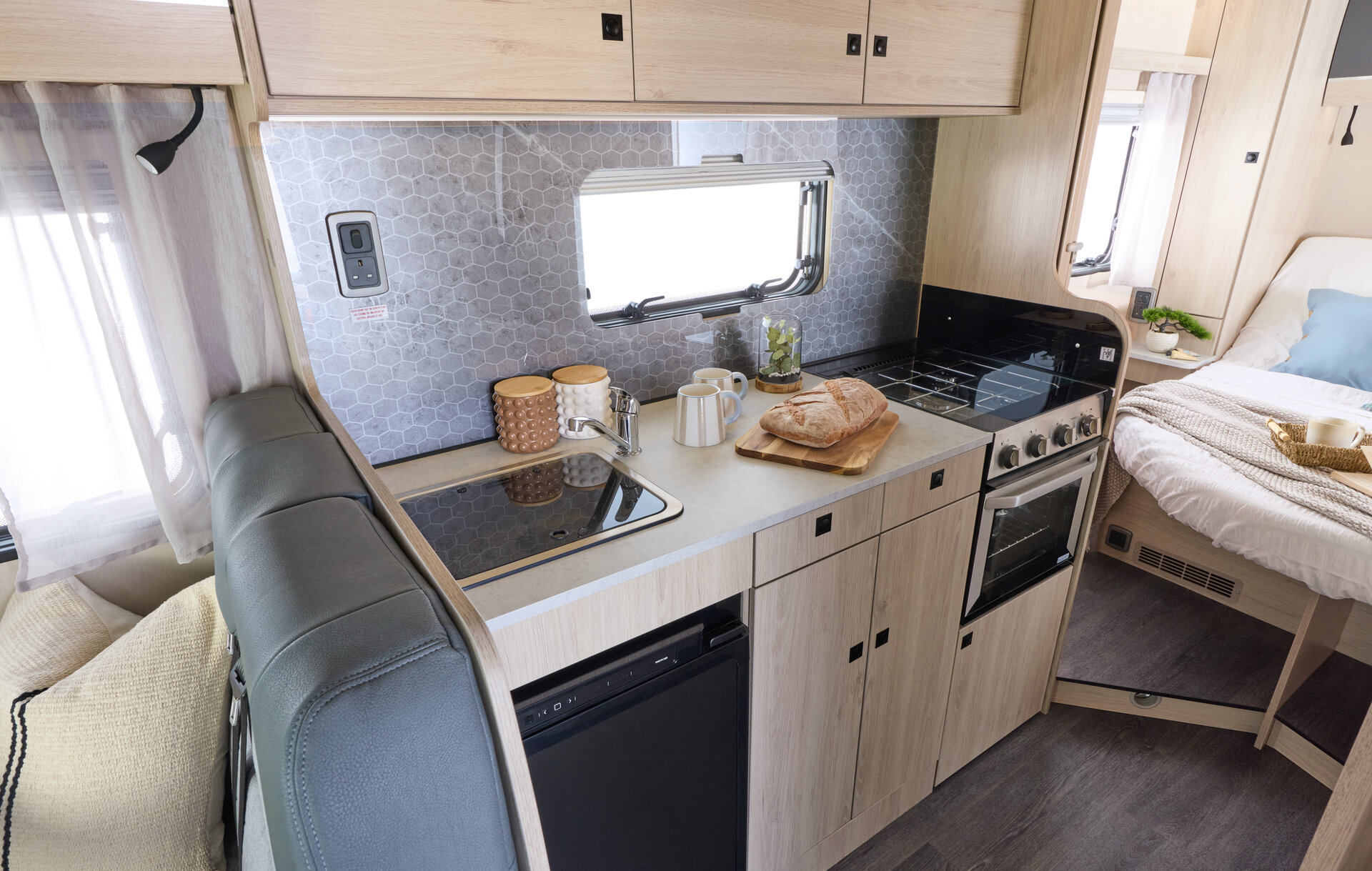 2026 Auto-Trail Expedition C71 kitchen with oven and grill