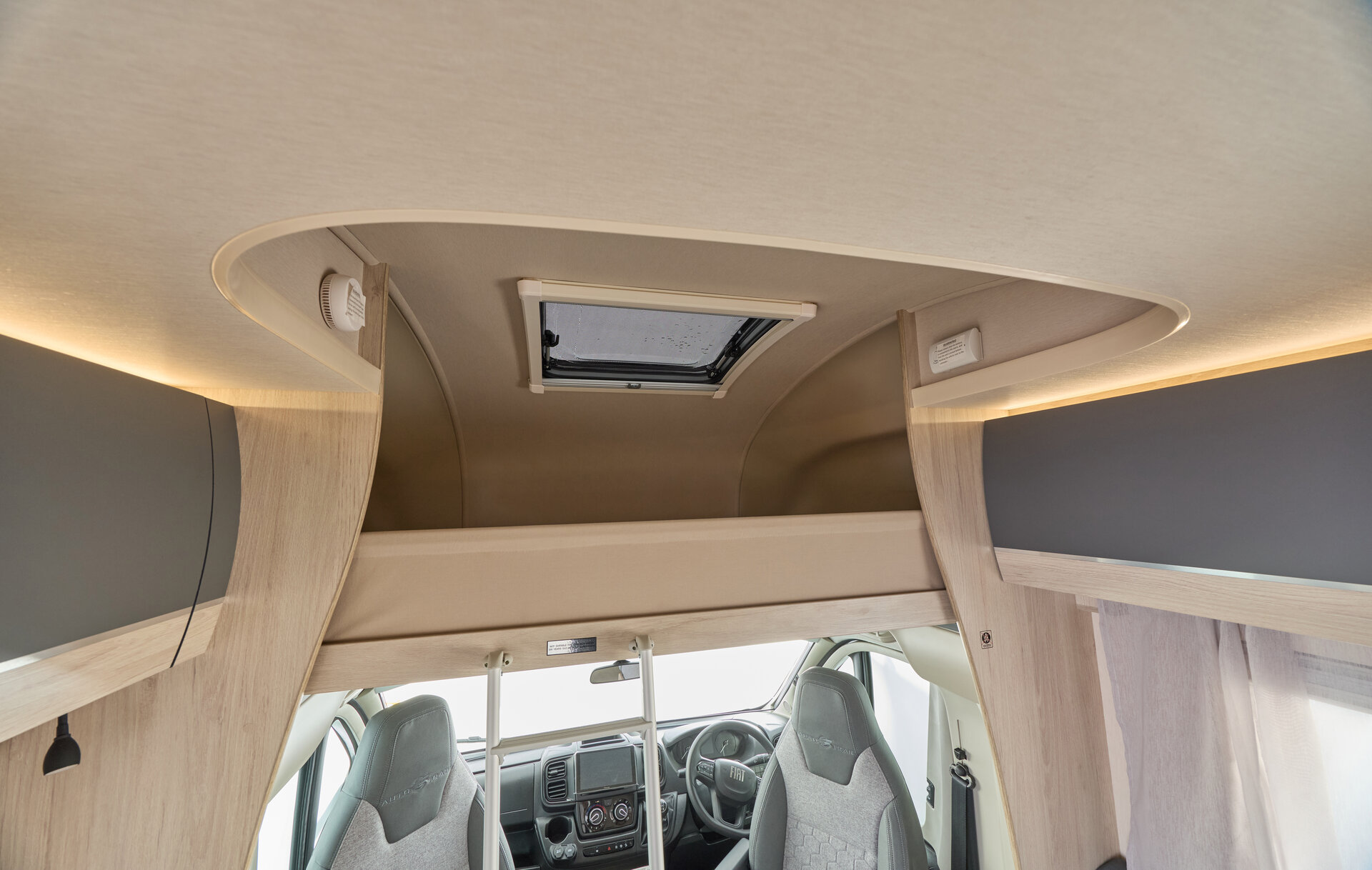 2026 Auto-Trail Expedition C72 rear lounge made up as a double bed
