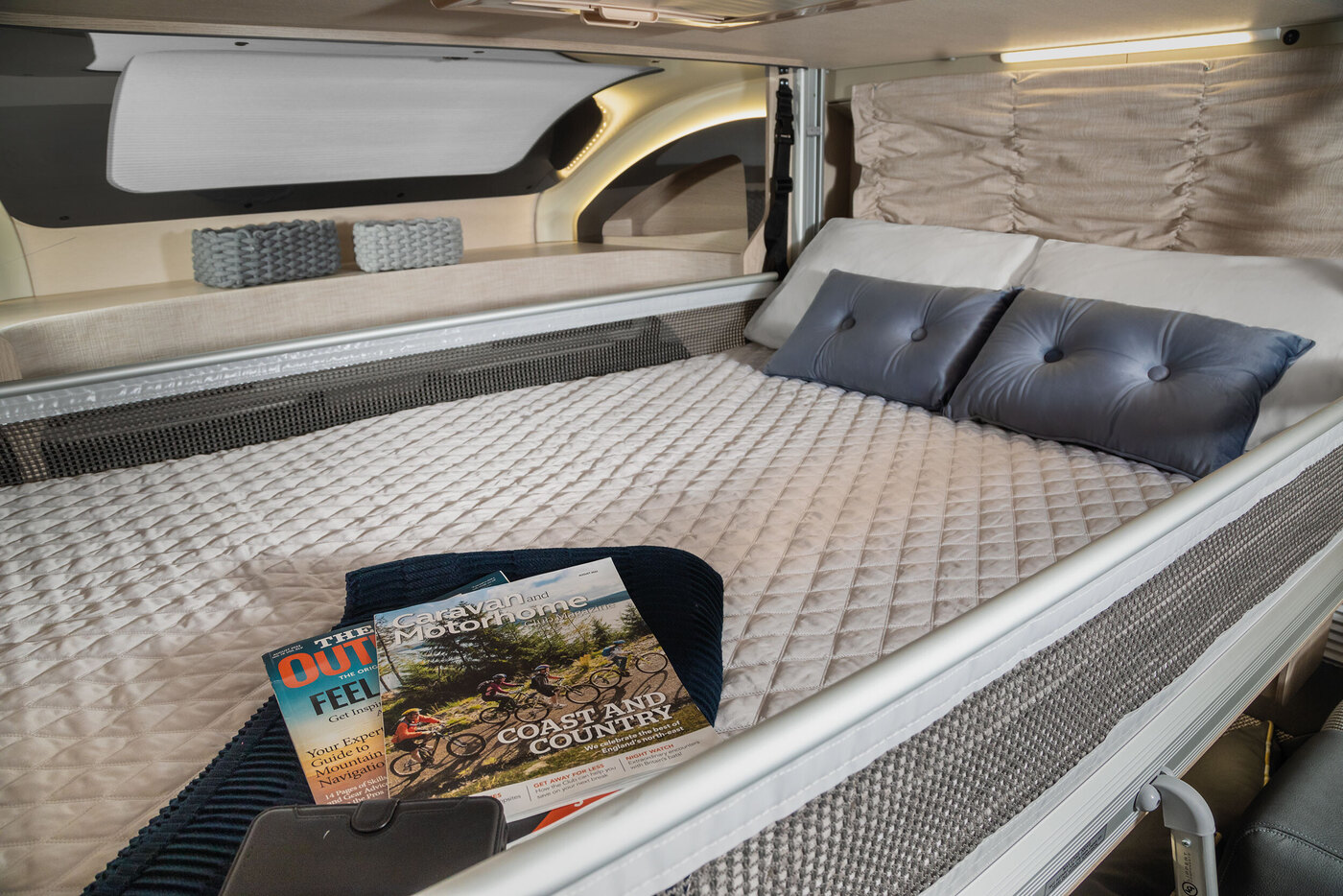 Auto-Trail F-Line F60 (2024) bed made up