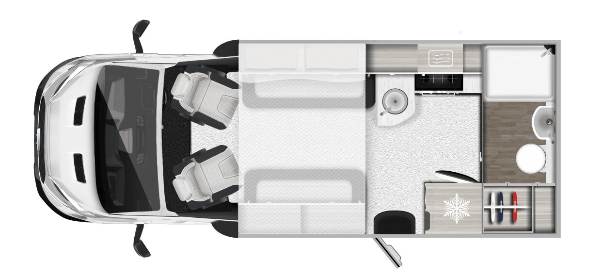 2026 Auto-Trail F-Line F60 floorplan