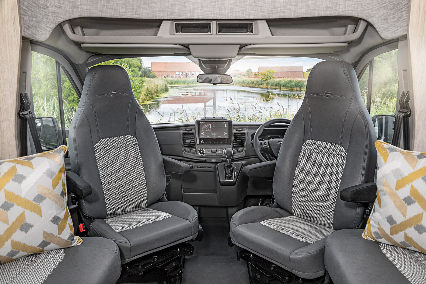 2024 Auto-Trail F-Line F72 cab with twin swivel seats