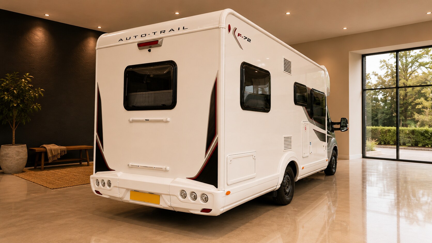 2024 Auto-Trail F-Line F72 exterior, front three-quarter view