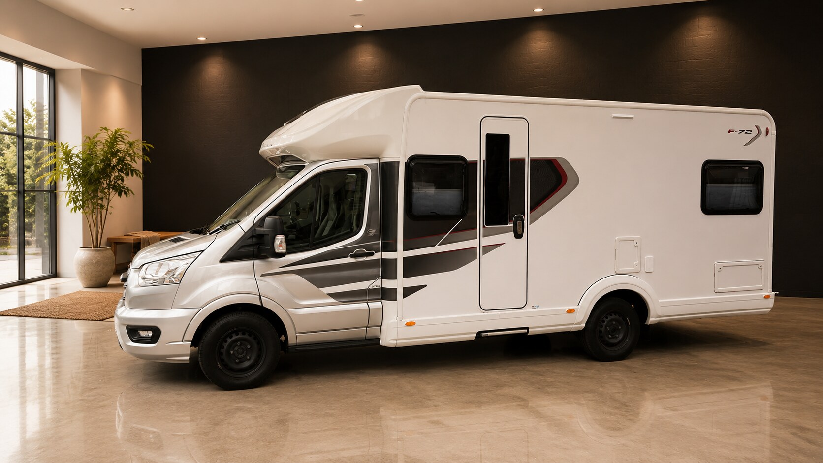 2024 Auto-Trail F-Line F72 exterior, side three-quarter view