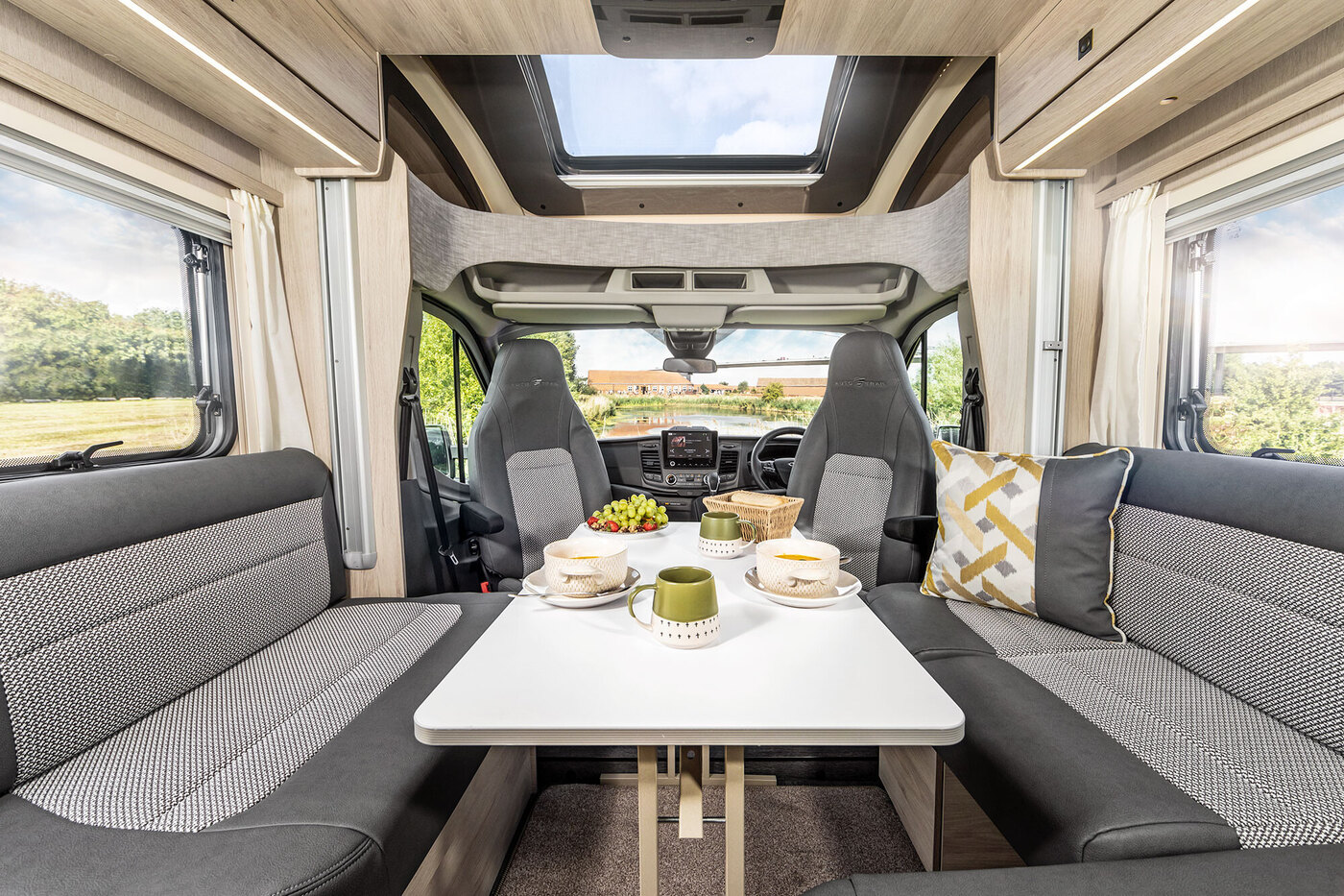 2024 Auto-Trail F-Line F72 front lounge and half-dinette