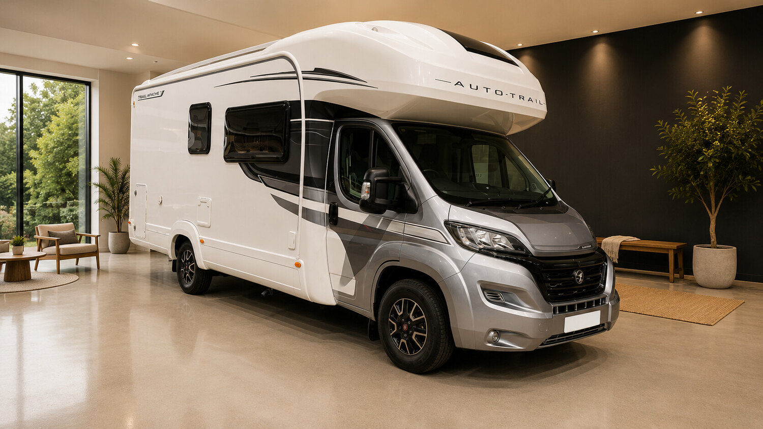 2024 Auto-Trail Imala 736G exterior, front three-quarter view
