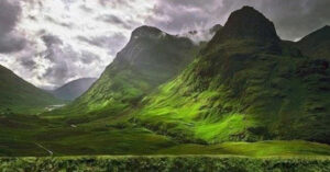 Glencoe on the A82, from the Outlander title sequence