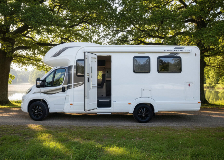 Motorhome – 4 berth with fixed bed (Automatic)