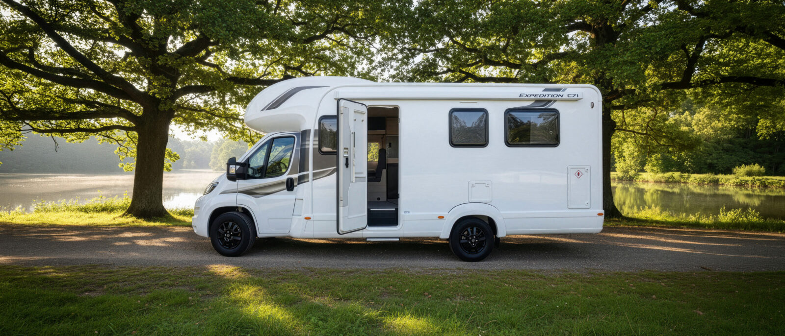 Motorhome – 4 berth with fixed bed (Automatic)