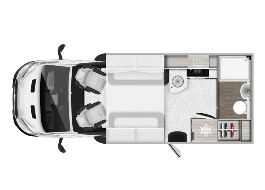 Compact Motorhome – 4 Berth (Automatic)