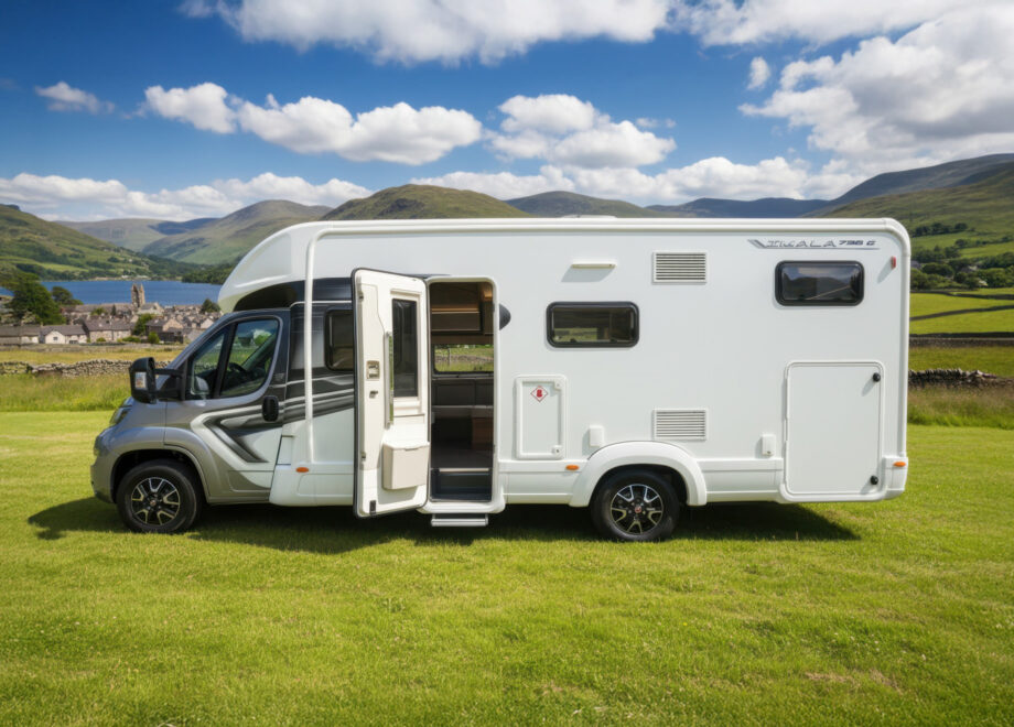 Motorhome – 4 berth with fixed bed and large garage (Manual)