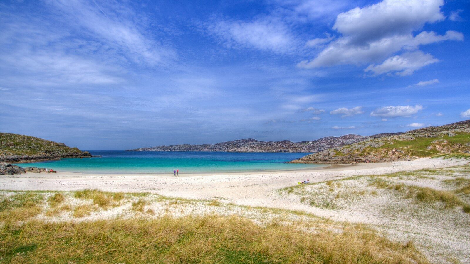 Dog-friendly beaches near the NC500: Achmelvich Bay