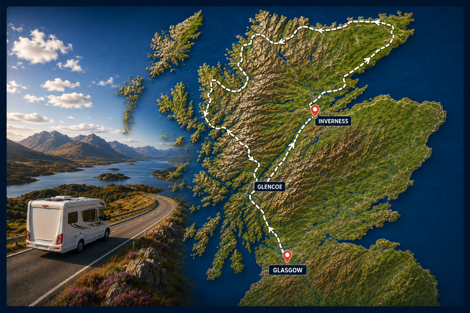 NC500 Campsites for Motorhomes: A Leg-by-Leg Guide
